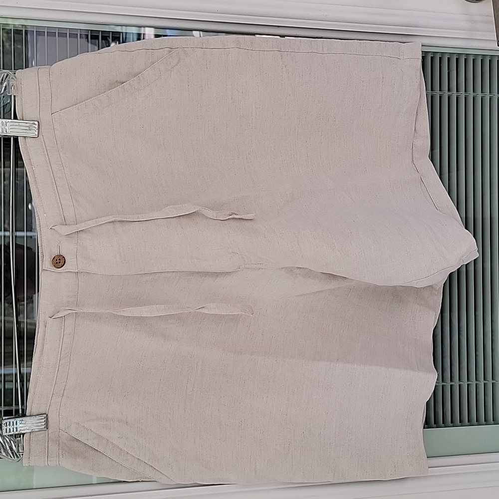 Cubavera Linen Blend Men's Shorts Sz Large 36-38